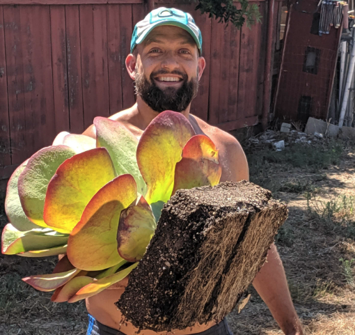 Joey Atwell working on a project